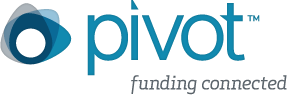 Pivot logo ("Pivot, funding connected")